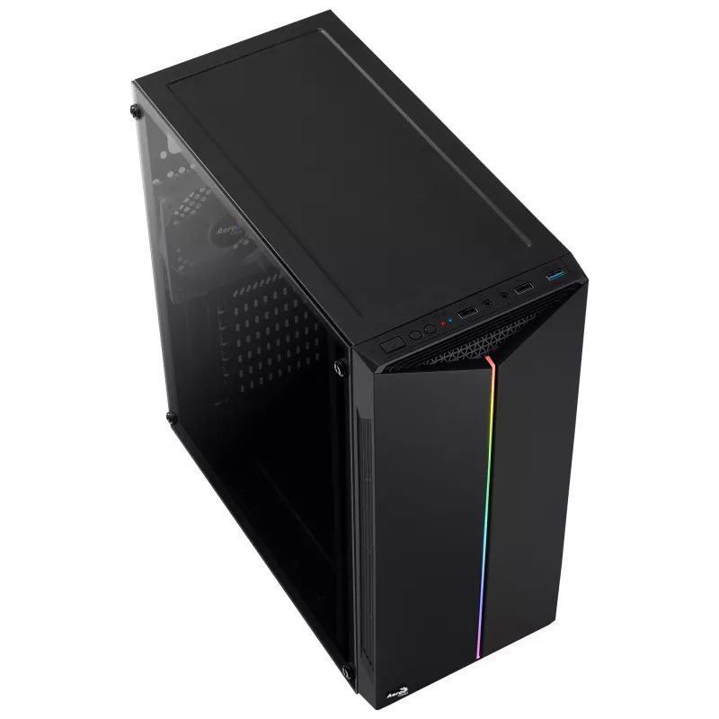 Aerocool Split Midi Tower Μαύρο