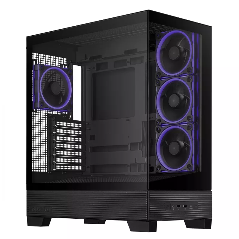 ASUS A31 Plus TG ARGB ΜΑΥΡΟ Midi Tower