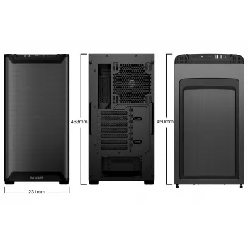 Κουτί PC be quiet! PURE BASE 501 Airflow Midi Tower Μαύρο