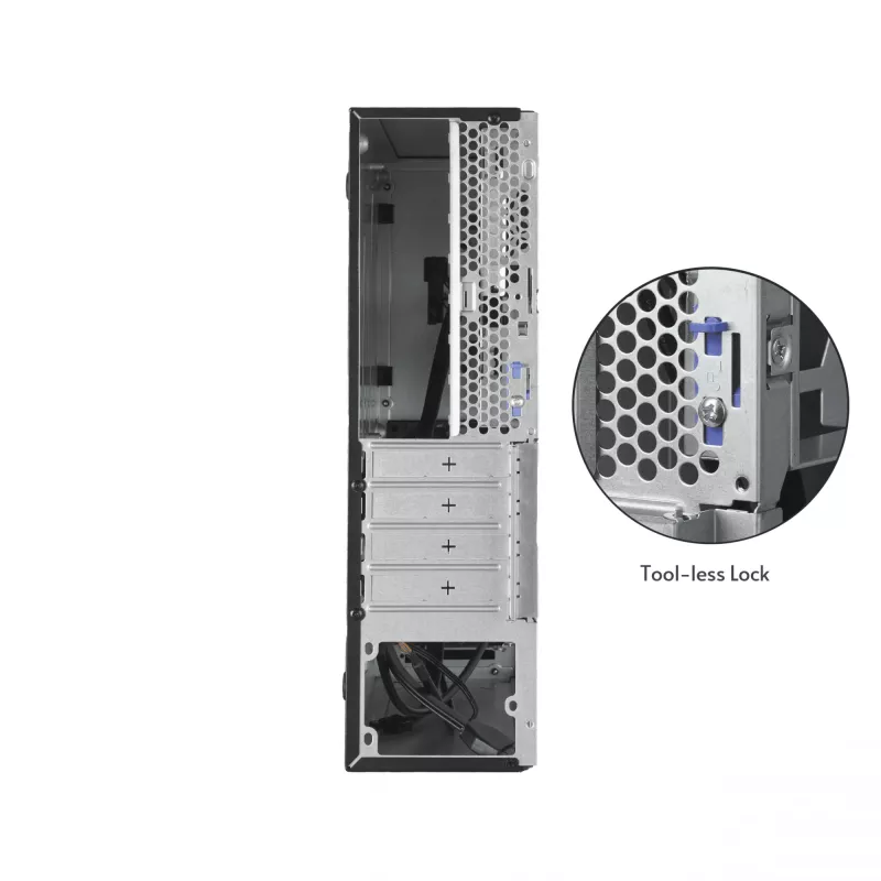 Chieftec UNI Series BE-10B-300 κουτί υπολογιστή Small Form Factor, microATX/Mini-ITX, με τροφοδοτικό TFX 300 W, 2x USB 3.2 Gen 1, 2x USB 2.0, μαύρο