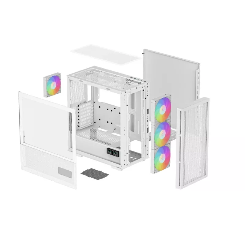 DEEPCOOL CH560 DIGITAL WH Midi Tower Κουτί - Λευκό