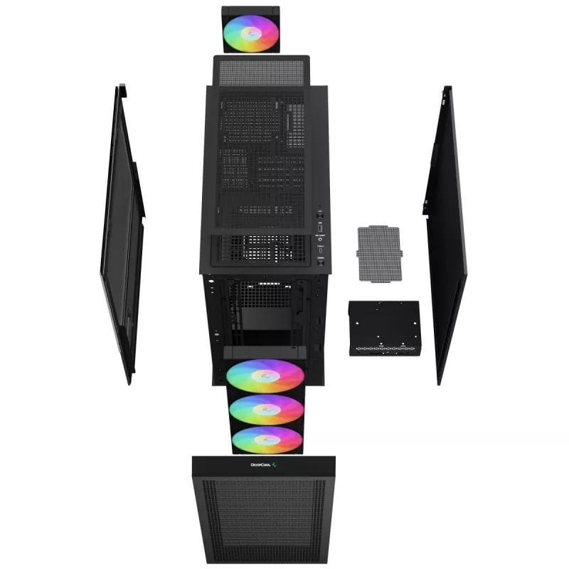 DEEPCOOL Ch560 Digital Midi Tower Κουτί - Μαύρο