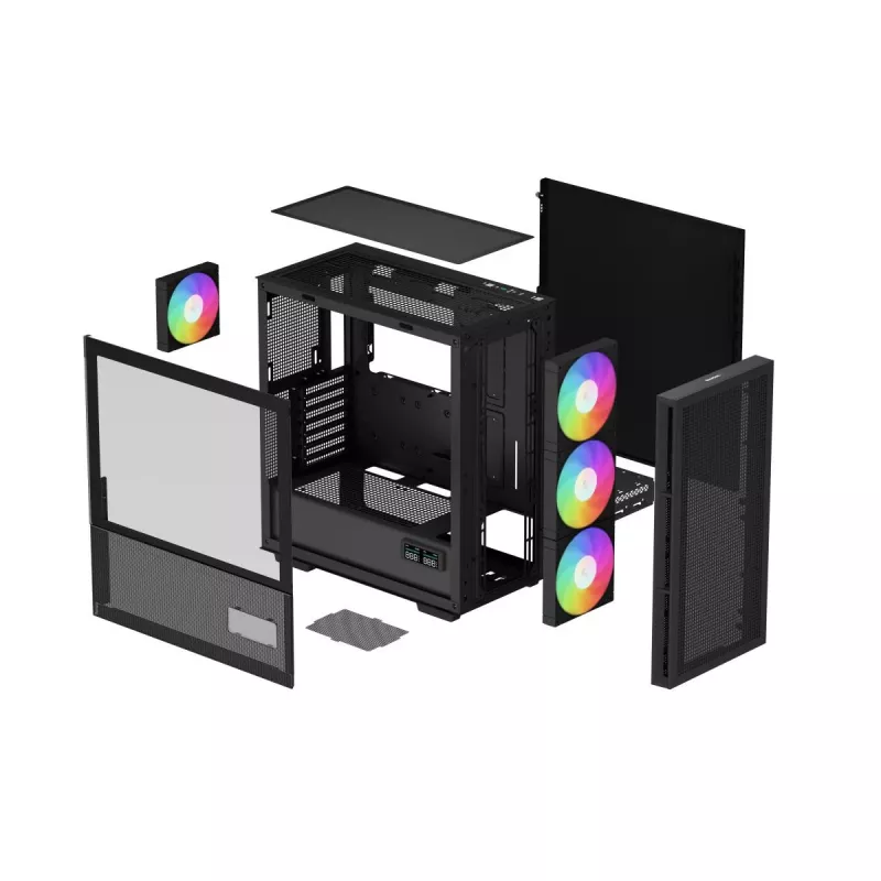 DEEPCOOL Ch560 Digital Midi Tower Κουτί - Μαύρο