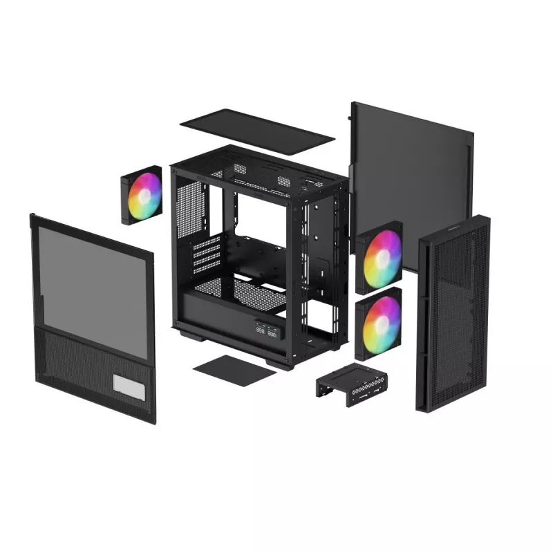 DEEPCOOL Ch360 Digital Micro Tower Κουτί – Μαύρο