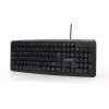 GEMBIRD KB-U-103 Standard - Πληκτρολόγιο - Ενσύρματο USB - Μαύρο - Qwerty US/Int'l