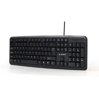 GEMBIRD KB-U-103 Standard - Πληκτρολόγιο - Ενσύρματο USB - Μαύρο - Qwerty US/Int'l