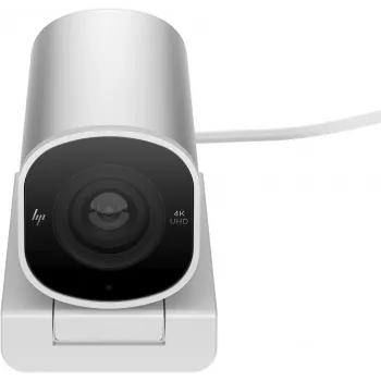 HP 960 4K Streaming Webcam, 8 MP, 3840 x 2160 Pixel, 4K Ultra HD, 30 fps, 5x, Home