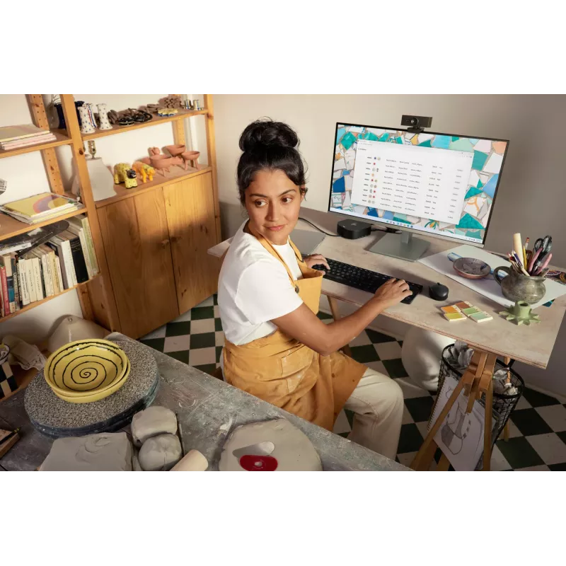 HP 350 Συμπαγές πληκτρολόγιο Multi-Device Bluetooth, ασύρματο, Bluetooth, μηχανικό, QWERTY, Μαύρο