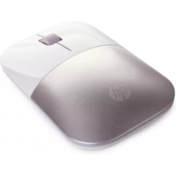 HP Wireless Ποντίκι Z3700 – Λευκό/Ροζ, αμφίχειρο, RF Wireless, 1200 dpi, Ροζ, Λευκό