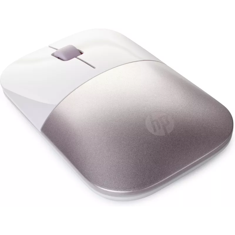 HP Wireless Ποντίκι Z3700 – Λευκό/Ροζ, αμφίχειρο, RF Wireless, 1200 dpi, Ροζ, Λευκό