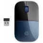 HP Wireless Ποντίκι Z3700, αμφίχειρο, Blue LED, RF Wireless, 1200 DPI, Μαύρο, Μπλε
