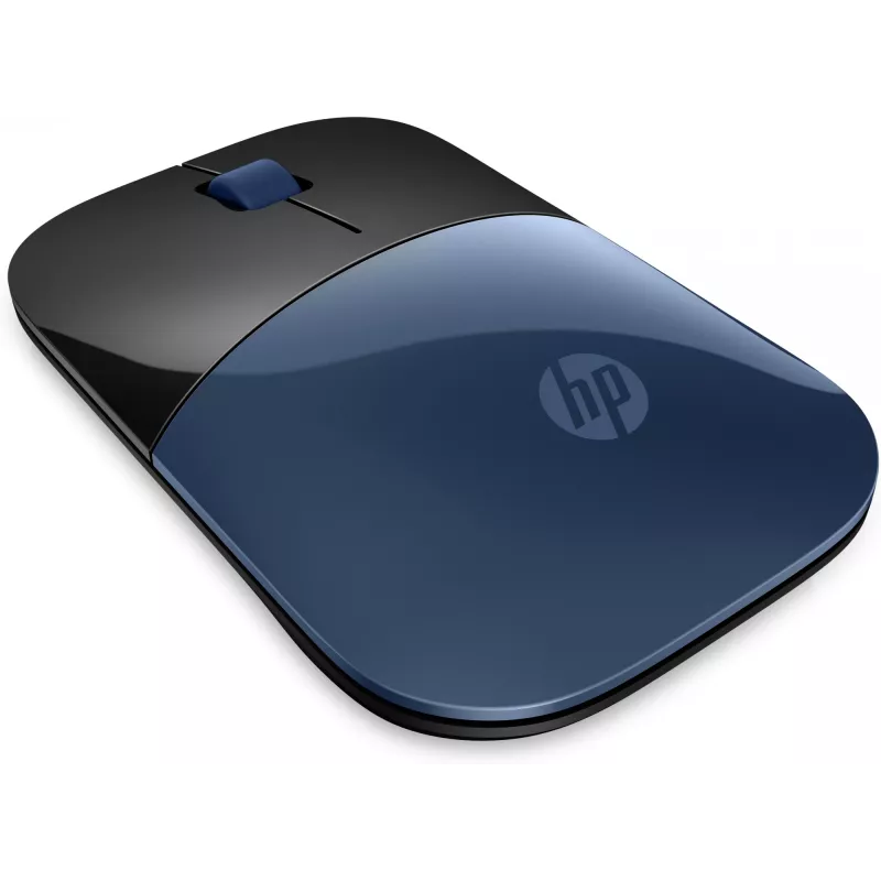HP Wireless Ποντίκι Z3700, αμφίχειρο, Blue LED, RF Wireless, 1200 DPI, Μαύρο, Μπλε