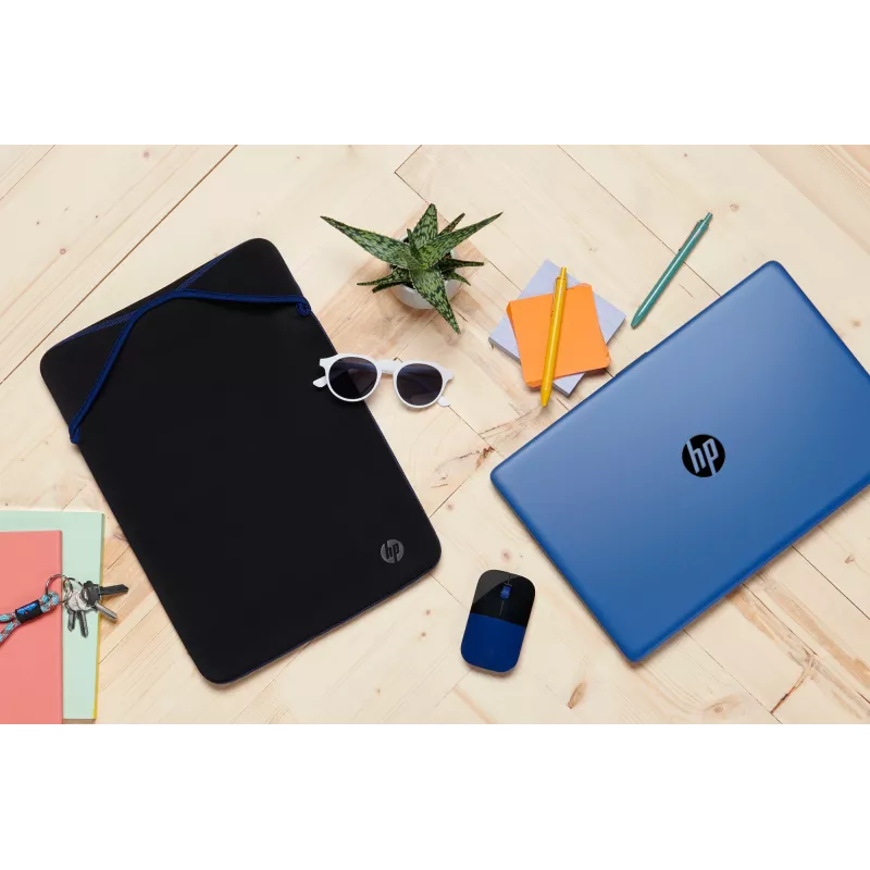 HP Wireless Ποντίκι Z3700, αμφίχειρο, Blue LED, RF Wireless, 1200 DPI, Μαύρο, Μπλε