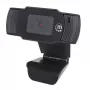 Manhattan Webcam USB, δύο megapixel (ειδική τιμή), 1080p Full HD, USB-A, ενσωματωμένο μικρόφωνο, ρυθμιζόμενη βάση με κλιπ, 30 καρέ ανά δευτερόλεπτο, μαύρη, τρία χρόνια εγγύηση, Box