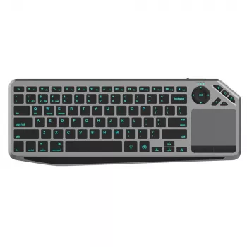 Techly ICTB9801TB Πληκτρολόγιο Universal RF Wireless + Bluetooth QWERTY US English Μαύρο
