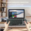 Techly ICTB9801TB Πληκτρολόγιο Universal RF Wireless + Bluetooth QWERTY US English Μαύρο
