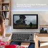 Techly ICTB9801TB Πληκτρολόγιο Universal RF Wireless + Bluetooth QWERTY US English Μαύρο