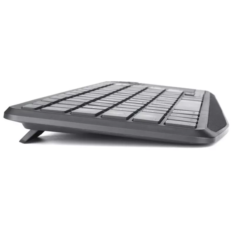 Techly ICTB9801TB Πληκτρολόγιο Universal RF Wireless + Bluetooth QWERTY US English Μαύρο