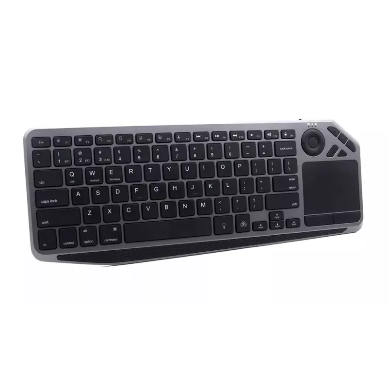 Techly ICTB9801TB Πληκτρολόγιο Universal RF Wireless + Bluetooth QWERTY US English Μαύρο