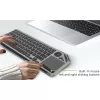 Techly ICTB9801TB Πληκτρολόγιο Universal RF Wireless + Bluetooth QWERTY US English Μαύρο
