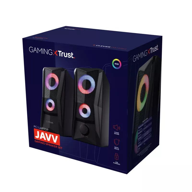 Trust GXT 606 JAVV Μαύρο Ενσύρματο 12 W