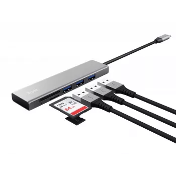 Trust Halyx USB 3.2 Gen 1 (3.1 Gen 1) Type-C 104 Mbit/s Αλουμίνιο
