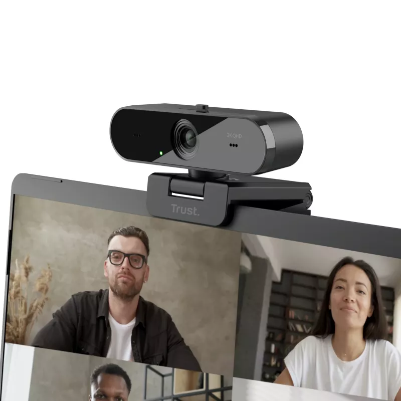 Trust Taxon Webcam 2560 x 1440 Pixel USB 2.0 Μαύρη