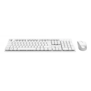 Trust Ody II Πληκτρολόγιο Ποντίκι σετ Γραφείου/Home Office RF Wireless QWERTY US-Αγγλικά Λευκό