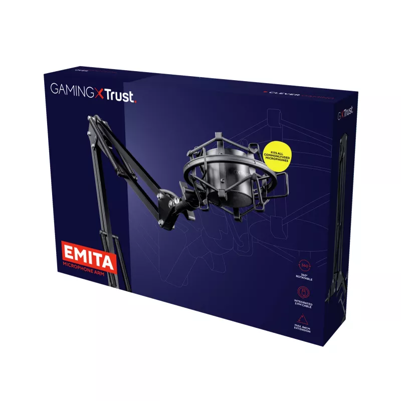 Trust GXT 253 Emita Βάση Μικροφώνου Broadcast