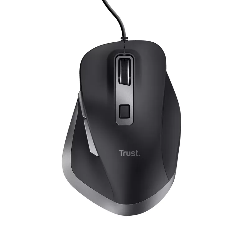 Trust Fyda Ενσύρματο Ποντίκι, Δεξιόχειρο, Οπτικό, USB Type-A, 5000 dpi, Μαύρο