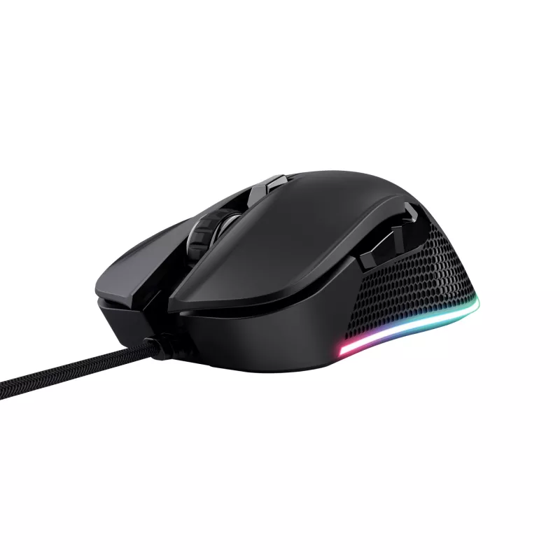 Trust GXT 922 YBAR Gaming Ποντίκι για Δεξιόχειρες, USB Type-A, οπτικό, 7200 DPI
