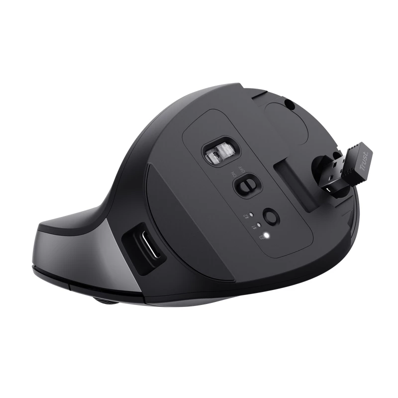 Trust Bayo+ Ποντίκι Γραφείου για Δεξιόχειρες RF Wireless + Bluetooth Οπτικό 2400 DPI