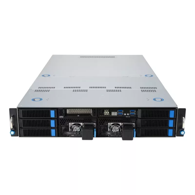 ASUS 90SF0251-M004X0 Server Barebone Intel C741 Rack (2U) Μαύρο, Ατσάλι