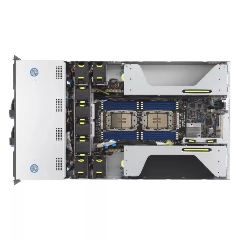 ASUS 90SF0251-M004X0 Server Barebone Intel C741 Rack (2U) Μαύρο, Ατσάλι