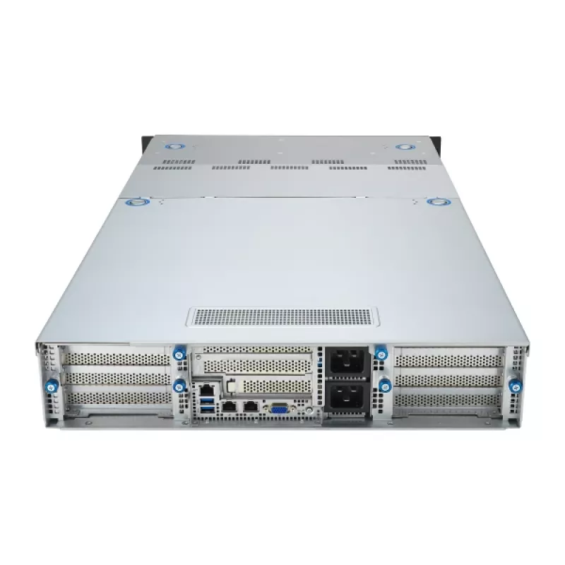ASUS 90SF0251-M004X0 Server Barebone Intel C741 Rack (2U) Μαύρο, Ατσάλι