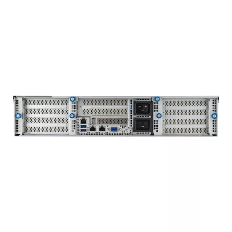 ASUS 90SF0251-M004X0 Server Barebone Intel C741 Rack (2U) Μαύρο, Ατσάλι