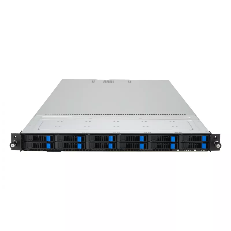 ASUS RS700A-E12-RS12U Socket SP5 Rack (1U) Μαύρο, Ατσάλι