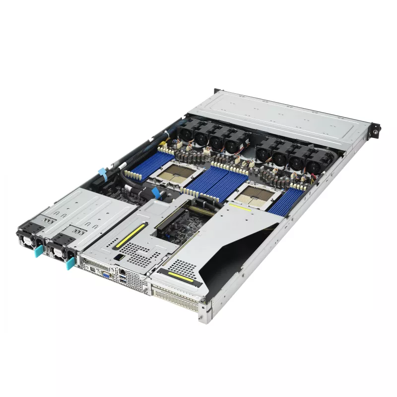 ASUS RS700A-E12-RS12U Socket SP5 Rack (1U) Μαύρο, Ατσάλι
