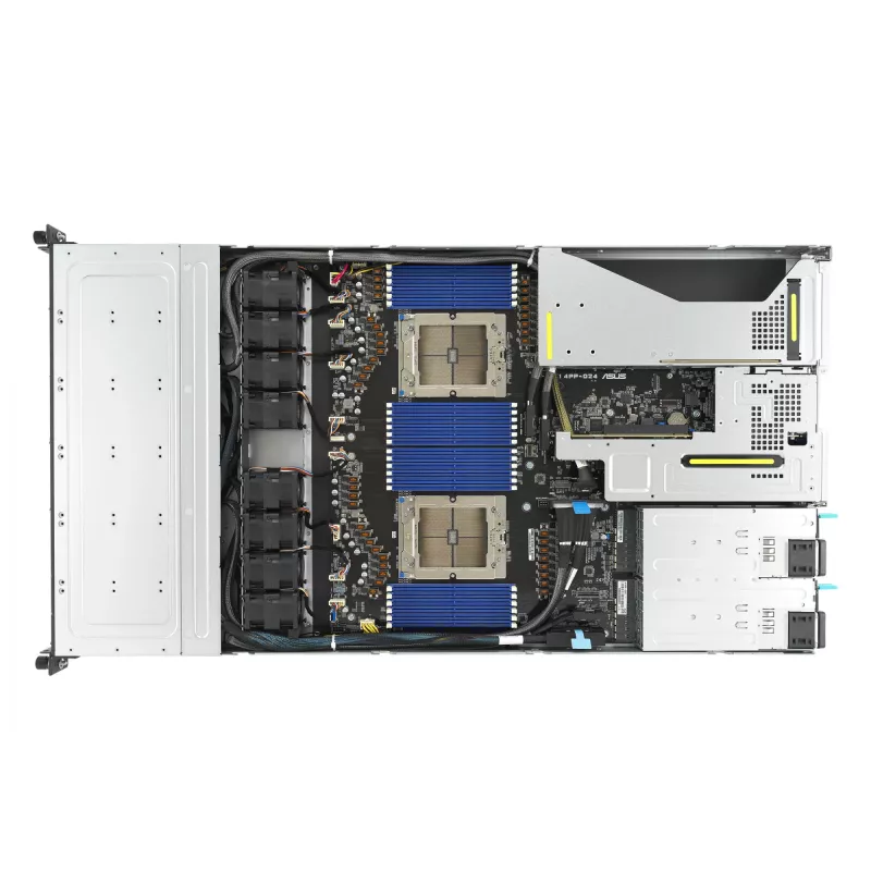 ASUS RS700A-E12-RS12U Socket SP5 Rack (1U) Μαύρο, Ατσάλι