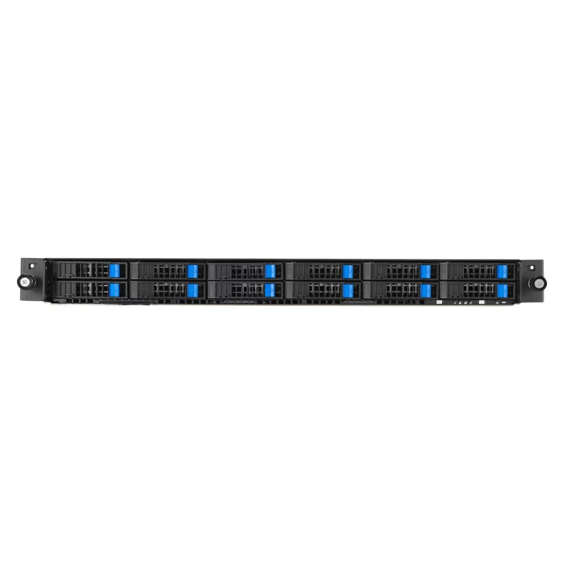 ASUS RS700A-E12-RS12U Socket SP5 Rack (1U) Μαύρο, Ατσάλι