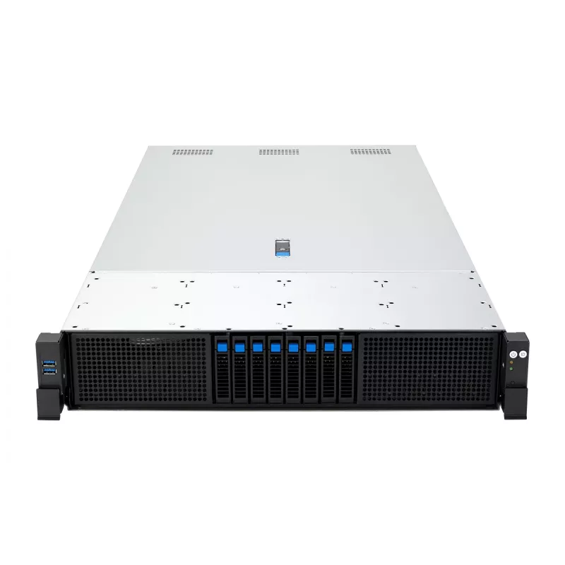 ASUS RS720A-E13-RS8G Socket SP5 Rack (2U) Μαύρο, Ασημί