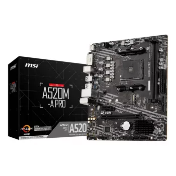 MSI A520M-A PRO Μητρική AMD A520 Socket AM4 micro ATX