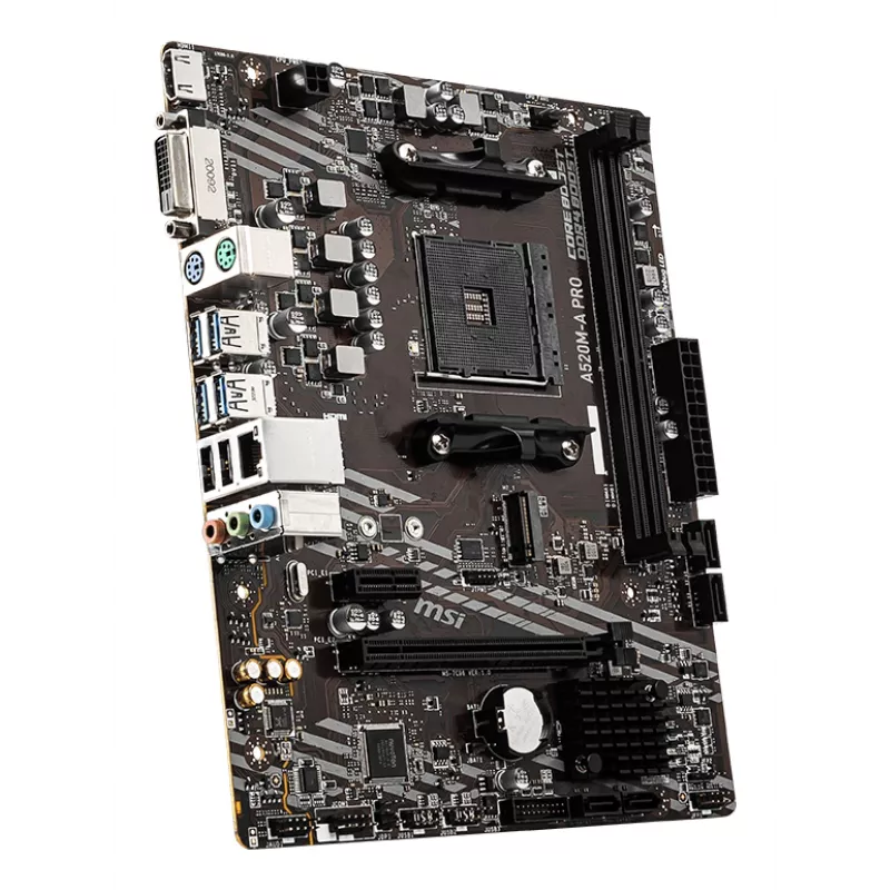 MSI A520M-A PRO Μητρική AMD A520 Socket AM4 micro ATX