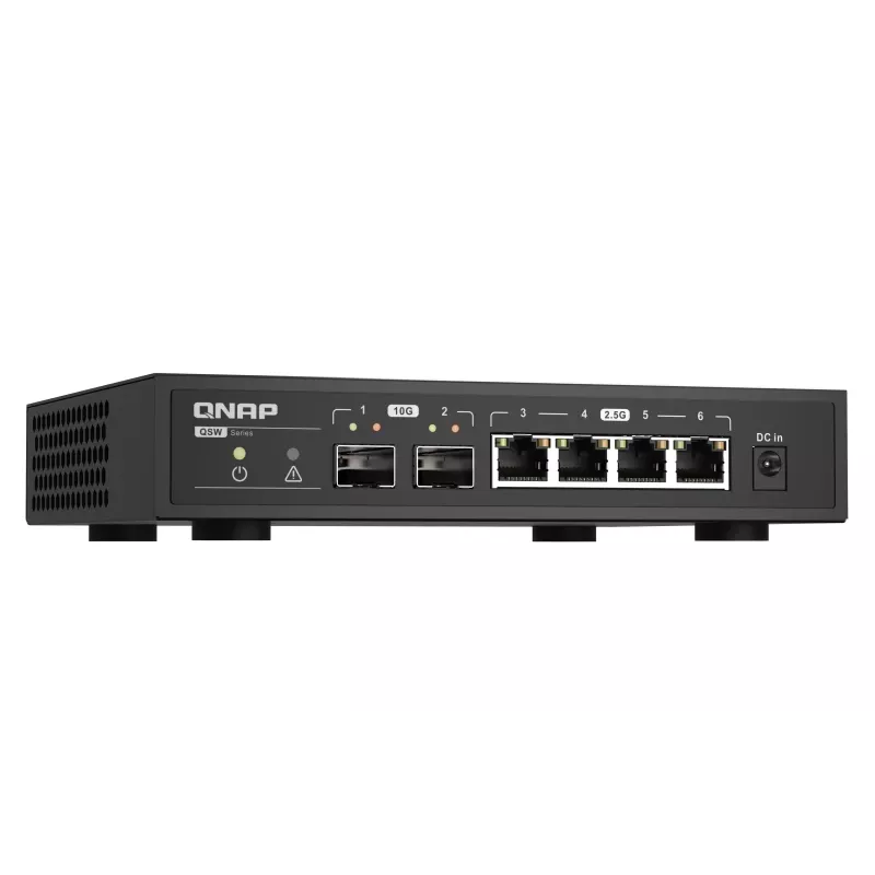 QNAP QSW-2104-2S διακόπτης δικτύου Unmanaged 2.5G Ethernet μαύρο
