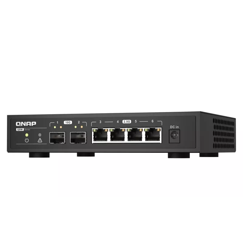 QNAP QSW-2104-2S διακόπτης δικτύου Unmanaged 2.5G Ethernet μαύρο