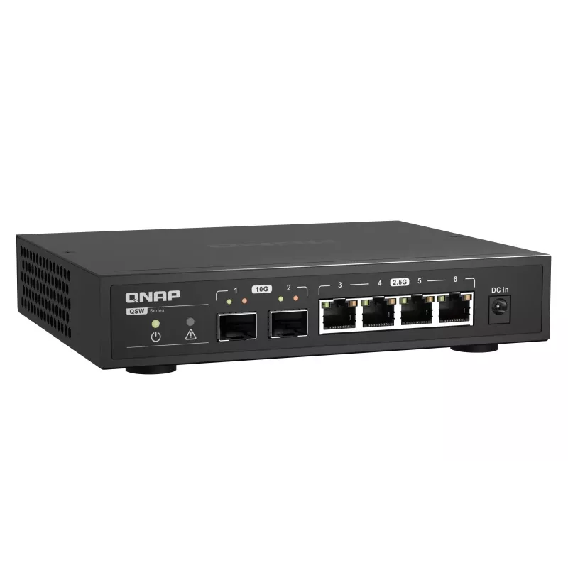 QNAP QSW-2104-2S διακόπτης δικτύου Unmanaged 2.5G Ethernet μαύρο