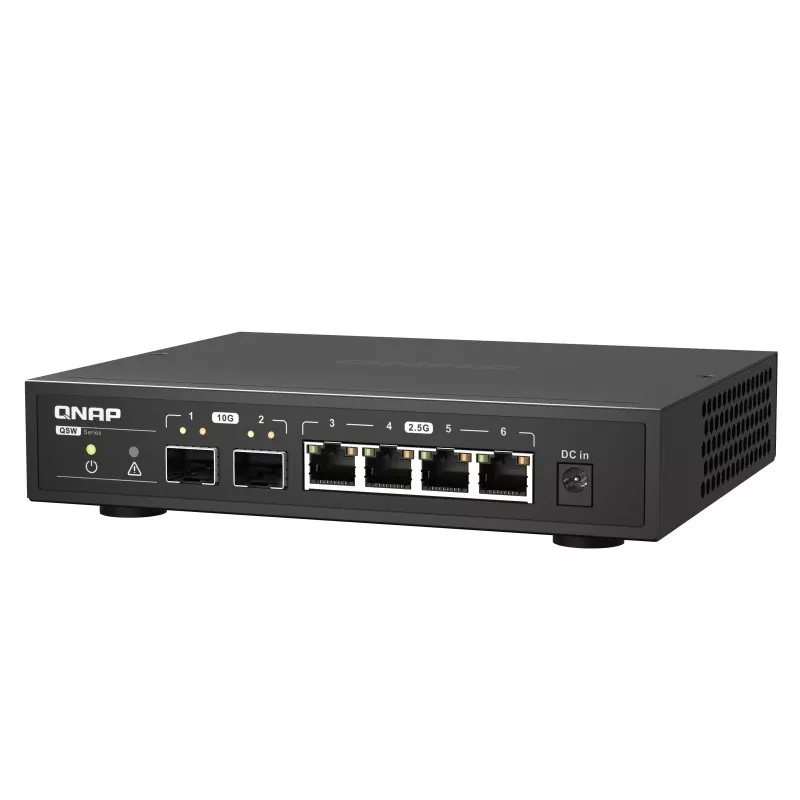 QNAP QSW-2104-2S διακόπτης δικτύου Unmanaged 2.5G Ethernet μαύρο