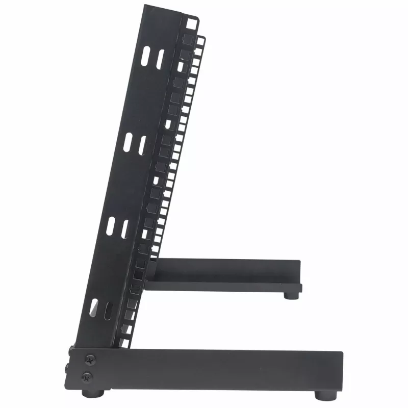 Intellinet 19 ιντσών δικτυακό rack - Ανοιχτό πλαίσιο (Desktop), 8U, Μαύρο, Επίπεδη συσκευασία