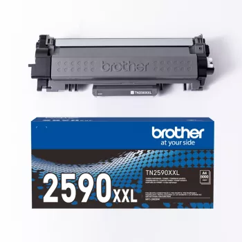 Κασέτα τόνερ Brother TN-2590XXL Original μαύρο, συσκευασία 1 τεμ., περίπου 5000 σελίδες
