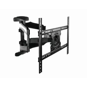 Gembird WM-75ST-01 βάση τοίχου τηλεόρασης πλήρους κίνησης 32–75 ιντσών, VESA 600×400, έως 45,5 kg, κλίση -5°–8°, περιστροφή ±50°, ατσάλι, μαύρη